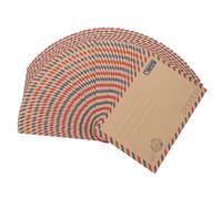 HOOWIFFY Juego de 48 Sobres Vintage de Papel Kraft Envejecido para Tarjetas de Felicitación y Cartas, Formato Estándar, Color Marrón Retro, Sobres para Correo Aéreo y Papelería Retro