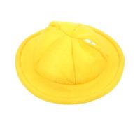 HOOWIFFY Mini Sombrero Amarillo para Conejillos de Indias y Animales Pequeños, Accesorio Cómodo y Seguro de Fieltro para Fiestas y Disfraces de Mascotas