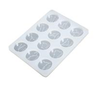 HOOWIFFY Molde de Silicona para Joyería Diseño de Doce Signos Zodiacales, Resistente al Desgarro y Reutilizable para Colgantes y Adornos Colgantes
