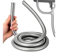 HOOWIFFY Protección de Cables de Acero Inoxidable Manguera roscada de Metal Flexible 3 Meter 20mm Interior para Automotive y Home Cinema