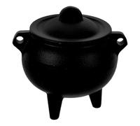 HOOWIFFY Quemador de Incienso Adecuado para Meditación Soporte para Varillas y Conos de Hierro Fundido Cuenco Porta Fragancia Minimalista para Hierbas Aromáticas y Palo Santo