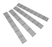 HOOWIFFY Regla de Escala para Rollos de Pastel Moldes de División Uniforme y Guía de Grosor para Hornear en Cocina, Herramienta Precisa y Resistente de Pp