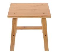 HOOWIFFY Taburete de Madera para Escalonado Banco Multifuncional para Baño y Cocina Taburete Pequeño Portátil para Cambiar Zapatos y Soporte para Plantas Diseño Sencillo y Compacto