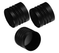 HOOWIFFY Tapas de Aluminio Negras para Botellas Rosca 18, 20 y 24, Pack de 3 Piezas Compatibles Diferentes Tamaños, Versátiles para Uso Doméstico