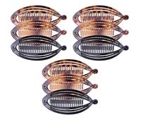 HOOWIFFY y Moños Plástico Resistente Juego de 9 Cabello Tipo Banana Que No Daña el Cuero Cabelludo Accesorios para Mujeres Adecuado para Ropa Casual y Formal