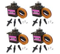 HOOYIJ Paquete de 4 servos MG90D 9g Digital Micro RC Servo Full Metal Gear 270 Grados Mini Servos Motor Mejorado SG90 para Arduino RC Smart Car Robot Arm 450 Aircraft Boat DIY PWM500-2500 (ángulo