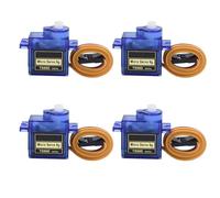 HOOYIJ Paquete de 4 servos TS90D 9g Digital Micro RC Servo Upgrade SG90 Mini Servos para Arduino RC Smart Car Robot Arm 450 Helicóptero Avión Barco Proyecto DIY PWM500-2500 (ángulo controlable de 270