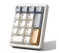 Hopbucan 17 Teclas Tipo C Teclado Digital con Cable Teclado Digital Mecánico Teclado Digital Mini Teclado Teclados de Programación Rojo