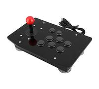 Hopcd PC Rocker Controller 3D Botones Tipo Tarjeta Juego de Lucha Stick Gamepad Fightstick Joystick con 8 Botones, Controlador de Mango de Juego USB para Consola de Juegos