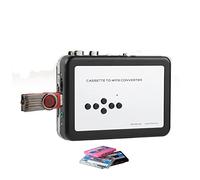 Hopcd - Reproductor de Casete portátil, Cassette a MP3, Ordenador portátil para convertir el Casete Walkman a MP3, Cable USB/Auricular Jack de 3,5 mm para Windows XP/Vista/7/8, Plug and Play