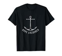 Hope Anchored Cristianismo Fe Ancla Camiseta