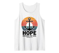 Hope Anchors The Soul Hebreos 6:19 Versículo de la Biblia Camiseta sin Mangas