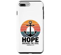 Hope Anchors The Soul Hebreos 6:19 Versículo de la Biblia Carcasa para iPhone 7 Plus/8 Plus