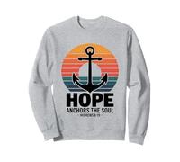 Hope Anchors The Soul Hebreos 6:19 Versículo de la Biblia Sudadera