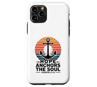Hope Anchors The Soul Hebreos 6:19 Verso de la Biblia Cristiano Carcasa para iPhone 11 Pro