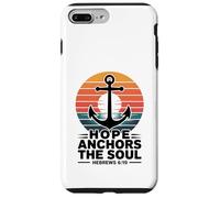 Hope Anchors The Soul Hebreos 6:19 Verso de la Biblia Cristiano Carcasa para iPhone 7 Plus/8 Plus