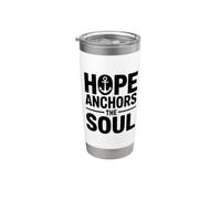 Hope Anchors The Soul Vaso térmico de acero inoxidable de doble pared