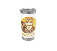 Hope Cat Norwegian Forest Ayuda para la concienciación sobre el cáncer infantil Vaso térmico de acero inoxidable de doble pared