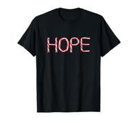 Hope - Christian Faith Candy Cane Red & White Christmas Camiseta
