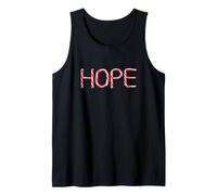 Hope - Christian Faith Candy Cane Red & White Christmas Camiseta sin Mangas