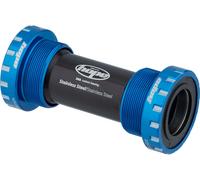 Hope Eje de pedalier de acero inoxidable MTB azul BSA 68/73