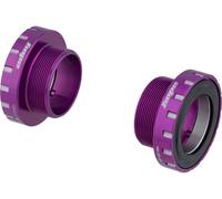 Hope Eje de pedalier de acero inoxidable para eje de 30 mm lila BSA