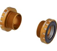 Hope Eje de pedalier de acero inoxidable para eje de 30 mm naranja BSA