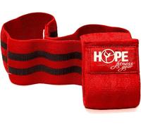 Hope Fitness Gear Hip Circle Booty Band - Banda de Resistencia de Tela Gruesa - Banda Antideslizante para Ejercicio, Medium, Rojo