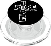 Hope Francis Cruz Mitra Tipografía para Fe Católica PopSockets PopGrip para MagSafe