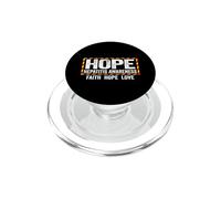 Hope Hepatitis Concientización Camisa - Concientización sobre la Hepatitis PopSockets PopGrip para MagSafe