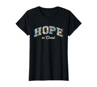 Hope In Christ Christians Religion Bible Scripture Message Camiseta