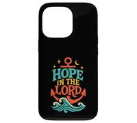 Hope in The Lord Anchor Isaías 40:31 Versículo de la Biblia Cristiana Carcasa para iPhone 13 Pro