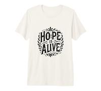 Hope is Alive - Cita inspiradora de fe Cristiana Camiseta Premium