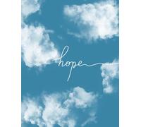Hope Journal | 8.5 x 11 Inch Ruled Journal Notebook | 75 Lined Pages | Matte Finish Paperback Cover | Minimalist Journal for Daily Writing & Reflection
