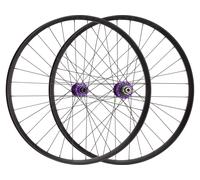 Hope Juego de ruedas Pro 5 + Fortus 35 Disc Center Lock 27,5" Boost lila 27.5" set (RD 15x110 Boost + RT 12x148 Boost) Shimano