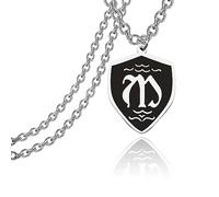 Hope Mikaelson - Collar con colgante de escudo familiar de vampiro para niña, 2*2.5cm, Metal