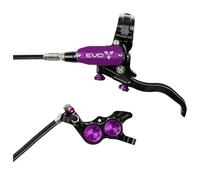 Hope Tech 4 Evo GR4 - Freno de disco hidráulico de 4 pistones, derecha/trasera, montaje de poste de 74 mm, uso de bicicleta eléctrica y MTB de gravedad, construcción de aluminio, alcance y punto de