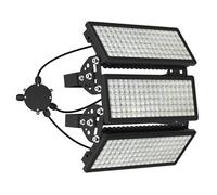 HOPEDAMAI Foco LED exterior de 300 W, con caja de distribución, 42000 lm, superbrillante, blanco frío, 6500 K, 230 V, IP67, resistente al agua, foco exterior para campo deportivo, iluminación de