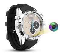 HopeGem Cámara Espía DV Pequeña - Reloj Mini HD 1080P Tarjeta de Memoria 32G Incorporada Spy CAM(W5000)