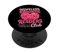 Hopeless Romantic Readers Club PopSockets PopGrip Adhesivo