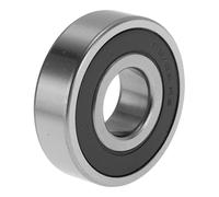 HOPESPANNER 63/22 2RS Rodamientos De Bolas De Ranura Profunda 0.87" DI 2.20" DE 0.63" W P4 Doble Sello De Goma Rodamientos Lubricados 1 Pc Coche Tono Plata, Negro