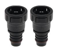 HOPESPANNER Manguera de identificación de conector rápido de línea de combustible de 19/32 pulgadas para conector macho SAE de 45/64 pulgadas, conector recto a presión, accesorios de sellado de