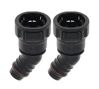 HOPESPANNER Manguera de identificación de conector rápido de línea de combustible de 19/32 pulgadas para conector macho SAE de 45/64 pulgadas, conector de codo de 45 grados, accesorios de sellado de