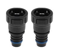 HOPESPANNER Manguera de identificación de conector rápido de línea de combustible de 19/32 pulgadas para conector macho SAE de 45/64 pulgadas, conectores de sellado rectos, accesorios de sellado de