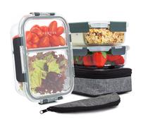 Hopewell Juego de 3 fiambreras 1040 ml