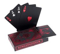 Hopewey Naipes Naipes para Texas Holdem Poker Naipes Impermeables de póker Naipes plásticos de Profi Profi Premium Red