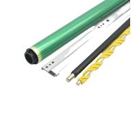 Hoping Kit de reconstrucción de Unidad de Tambor Compatible con Rodillo de Limpieza PCR de Limpieza de Tambor OPC C250i C300i C360i C7130(1Set BK)