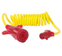 Hopkins Towing Solutions 47043 Endurance Flex-Coil Nite-Glow - Kit de Adaptador de 7 Cuchillas a 4 Redondas, Rojo y Amarillo, 38 cm