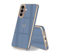HopMore Funda para Samsung Galaxy A56 5G Carcasa Protectora Antigolpes con Patrón de Corazón, Carcasa de Silicona TPU Suave Antichoque Ultra Fina Case para Samsung A56 5G, Azul