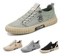 Hopomart Shoes for Men, Summer Casual Breathable Men's Shoes, Outdoor Sport Jogging Shoes for Activities and Travel (Green, 39)